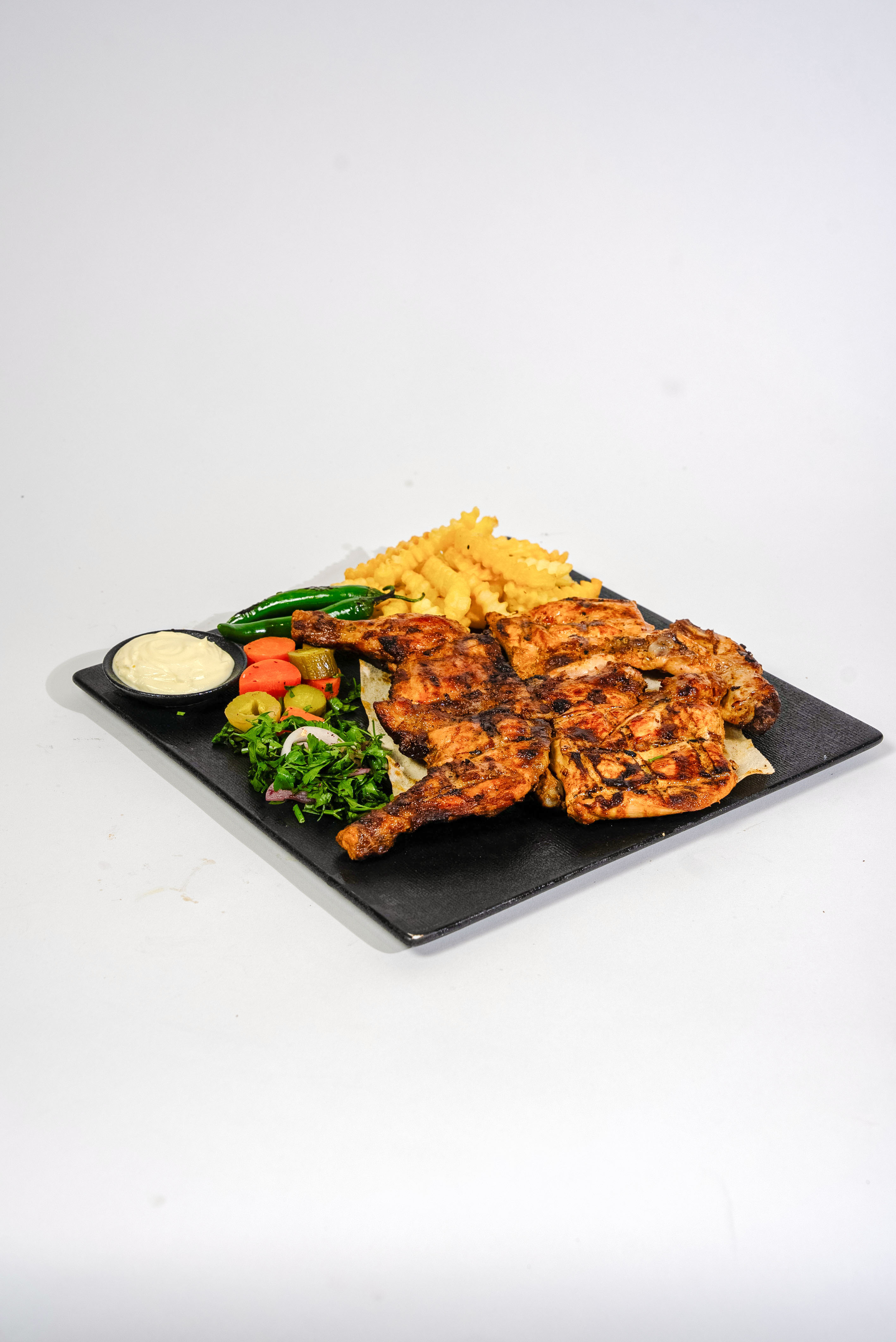 Chicken Grilled on Coal